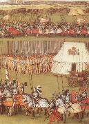 unknow artist Cavalry and pikemen assembled at Therouanne in 1513 for the meeting between Henry VIII and the Emperor Maximilian I china oil painting artist